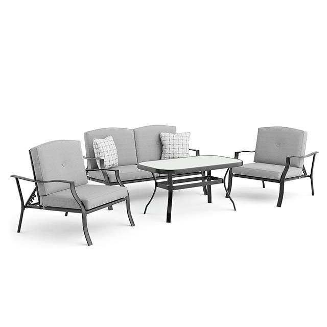 Furniture of America Palma GM-1047-4PK 5 pc Conversation Set w/ Adjustable Chairs IMAGE 3