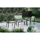  Furniture of America Ibiza LA-A017GR-4PK 4 pc Sling Set K/D IMAGE 3