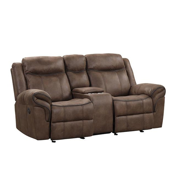 Furniture of America Agata NX6001BR-LV Glider Recliner Loveseat