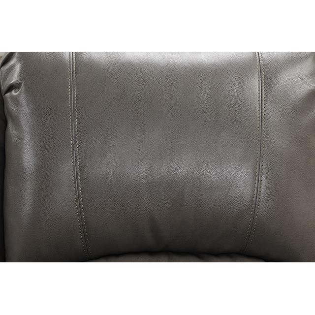 Furniture of America Letha NX6008GY-CH Glider Recliner IMAGE 3