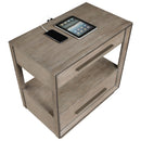  Coaster Furniture Durango 223272 2-Drawer Nightstand Bedside Table - Taupe Oak IMAGE 10