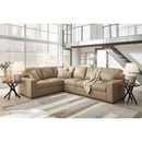  Signature Design by Ashley Bandon 38006S3 3 pc Sectional IMAGE 3