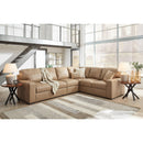  Signature Design by Ashley Bandon 38006S4 3 pc Sectional IMAGE 3