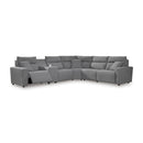  Signature Design by Ashley Modmax 65906S10 6 pc Power Reclining Sectional IMAGE 1