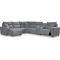  Signature Design by Ashley Modmax 65906S19 6 pc Power Reclining Sectional with Chaise IMAGE 1