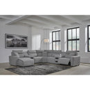  Signature Design by Ashley Modmax 65906S20 7 pc Power Reclining Sectional with Chaise IMAGE 2