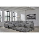  Signature Design by Ashley Modmax 65906S9 7 pc Power Reclining Sectional with Chaise IMAGE 2