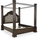  Signature Design by Ashley Maylee B947B8 Queen Canopy Bed IMAGE 1