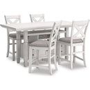  Signature Design by Ashley Robbinsdale D642D7 Counter Height Dining Table IMAGE 8