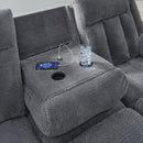 Signature Design by Ashley Observation PC2140599 Reclining Power Sofa with Drop Down Table IMAGE 8