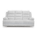 Signature Design by Ashley Rhines Falls PC4280499 Reclining Power Sofa with Drop Down Table IMAGE 2