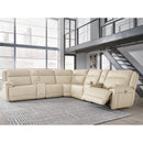  Signature Design by Ashley Double Deal U13001S9 7 pc Reclining Sectional with 2 Consoles IMAGE 2