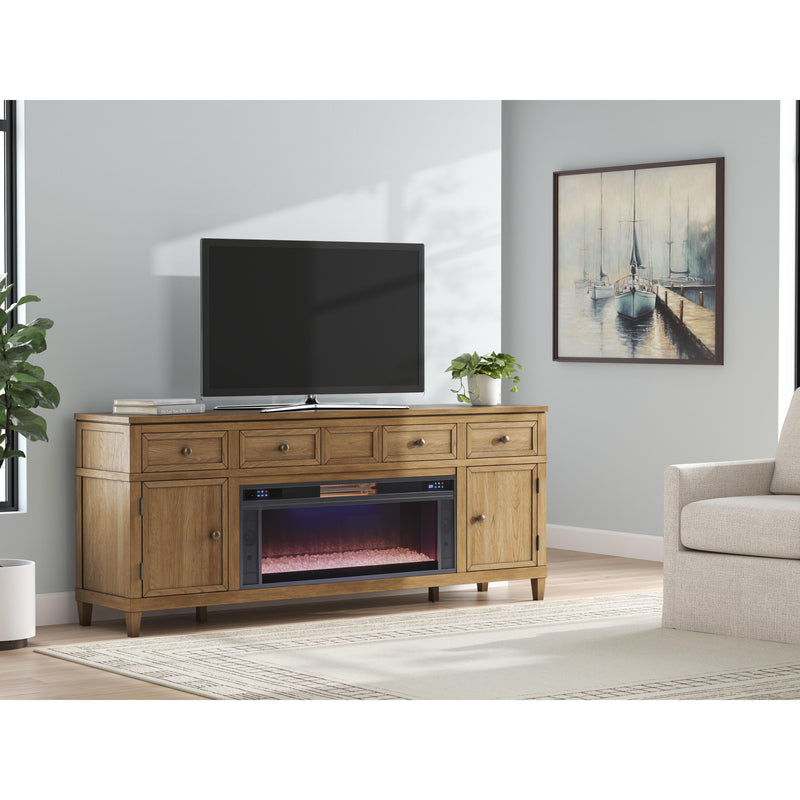  Signature Design by Ashley Sharlance W655W2 81" TV Stand with Electric Fireplace IMAGE 3