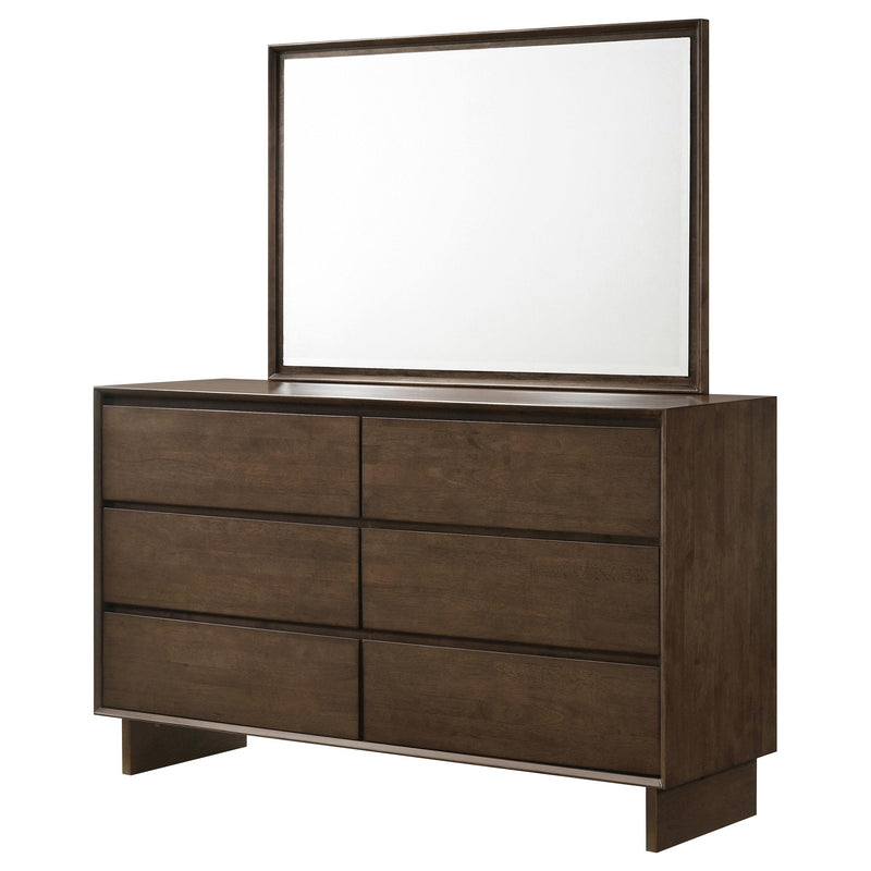 Coaster Furniture Glenwood 225013M 6-Drawer Dresser and Mirror