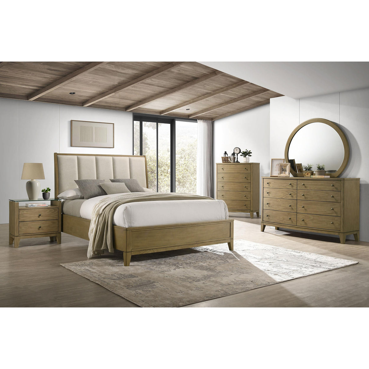 Coaster Furniture Granada 224924 Dresser Mirror - Natural Pine