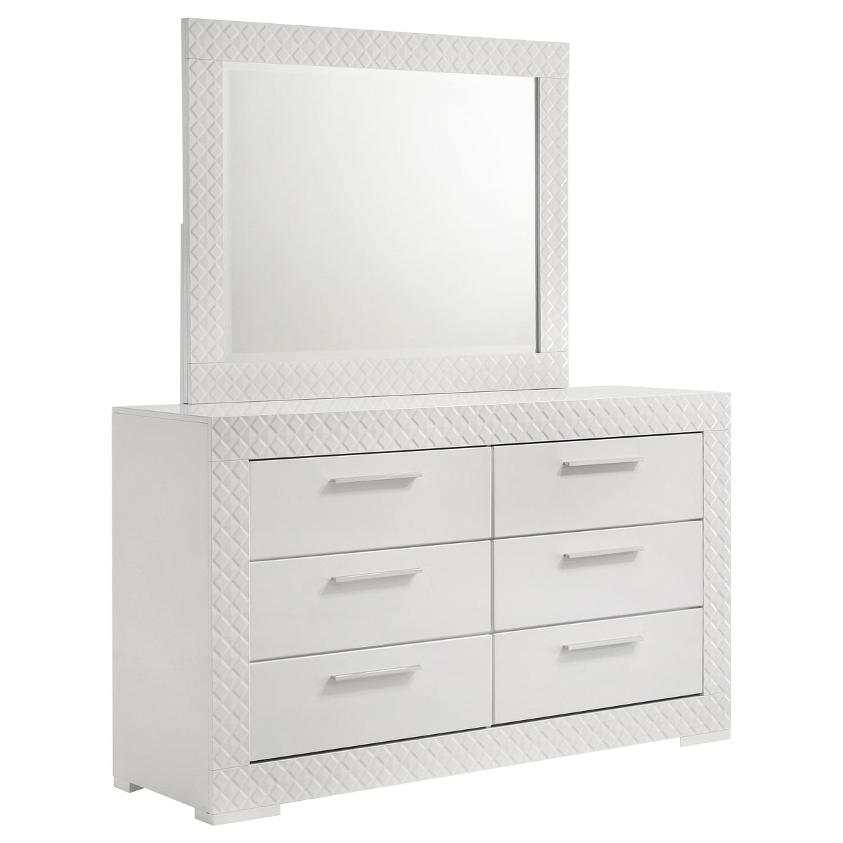 Coaster Furniture Ives 224943M 6-Drawer Dresser and Mirror