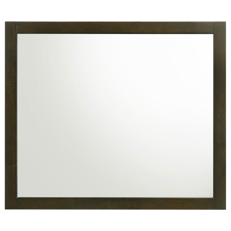 Coaster Furniture Wilkes 224424 Dresser Mirror - Dark Cocoa IMAGE 2