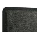  Coaster Furniture Cavelle 223661Q 51-inch Upholstered Queen Bed - Black IMAGE 6