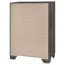 Coaster Furniture Wright 223345 4-Drawer Chest of Drawers - Brown Oak IMAGE 7