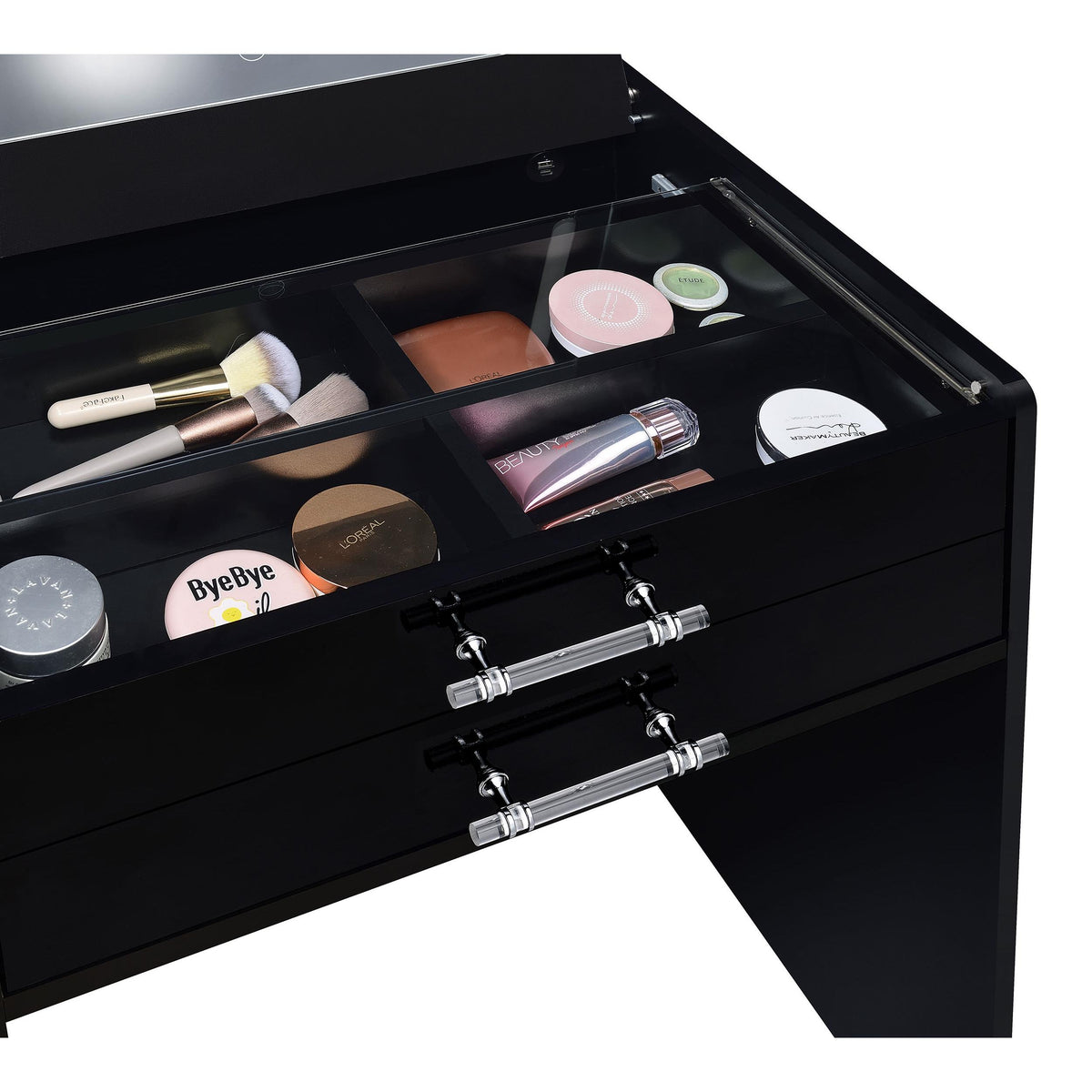 Coaster Furniture Danbury 930209 3-Drawer Makeup Vanity & Stool - Set