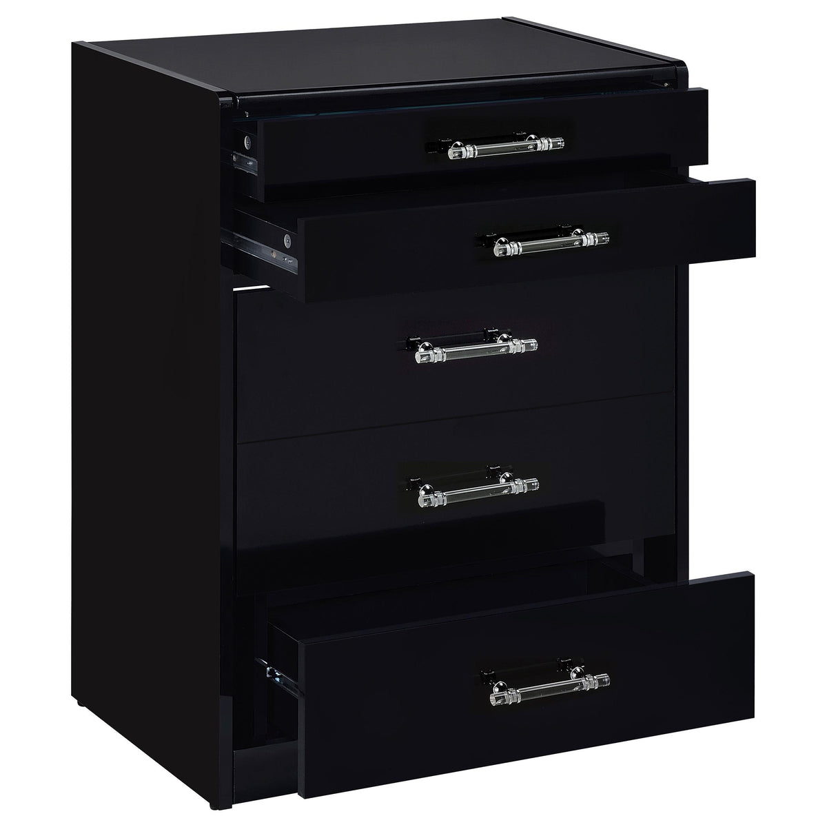 Coaster Furniture Danbury 930209 3-Drawer Makeup Vanity & Stool - Set