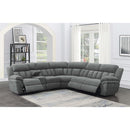  Coaster Furniture Bahrain 609540P 6 pc Modular Power Reclining Sectional - Charcoal IMAGE 7