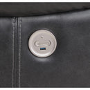  Coaster Furniture Sycamore 610233P Upholstered Power Recliner Chair - Dark Grey IMAGE 8