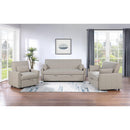  Coaster Furniture Portland 350142 Boucle Upholstered Sleeper Sofa Bed - Latte IMAGE 13
