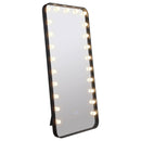 Coaster Furniture Canton 961577 32 x 71 Inch LED Standing Mirror with Speakers - Black IMAGE 2