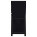  Coaster Furniture Windrose 960962 28 x 67 Inch Tempered LED Standing Mirror - Black IMAGE 14