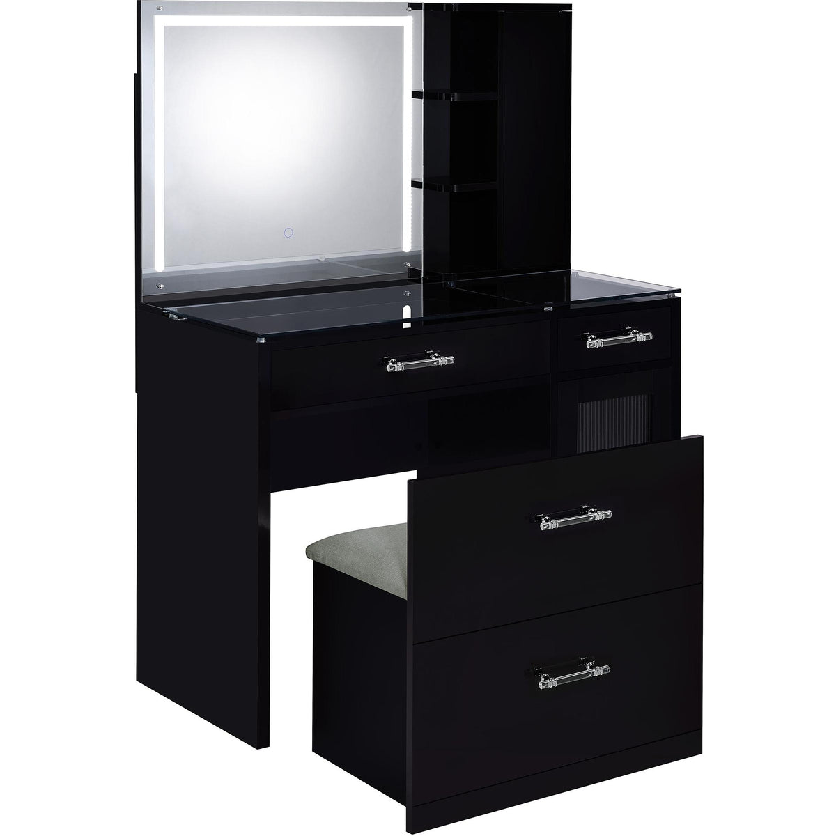Coaster Furniture Flora 930219 2-drawer Vanity Set with LED Mirror - B
