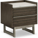  Ashley Arkenton B786-92 Two Drawer Night Stand IMAGE 1