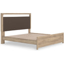  Signature Design by Ashley Kinlanni PCB1360B16 King Upholstered Platform Bed IMAGE 2