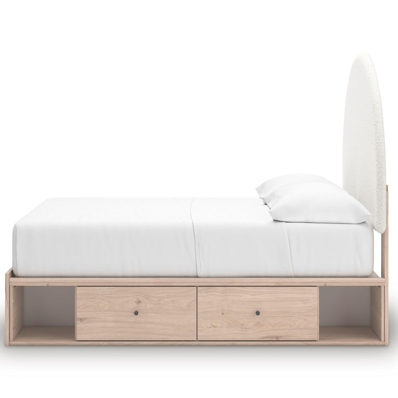 Signature Design by Ashley Arloster PCB1566B7 Full Upholstered Panel Bed with Storage IMAGE 4
