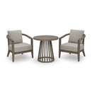  Signature Design by Ashley Joy Lagoon PCP310-050 Chairs with Cushions and Table Set IMAGE 1
