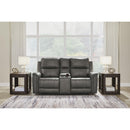  Signature Design by Ashley Bleckley PCU1200018 Power Reclining Loveseat with Console and Adjustable Headrest IMAGE 6