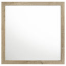  Coaster Furniture Oakglen 225104 Dresser Mirror - Weathered Oak IMAGE 3