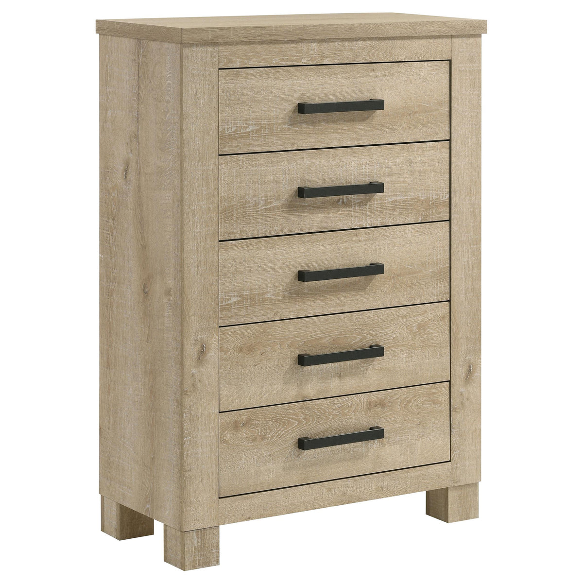 Coaster Furniture Oakglen 225105 5-drawer Chest - Weathered Oak