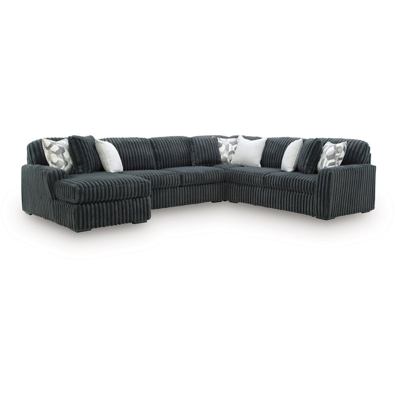 Signature Design by Ashley Midnight-Madness 98105S1 4 pc Sectional wit
