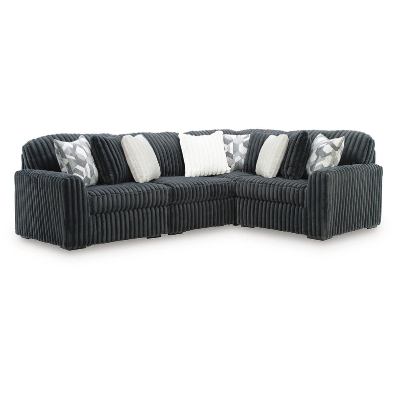 Signature Design by Ashley Midnight-Madness 98105S1 4 pc Sectional wit