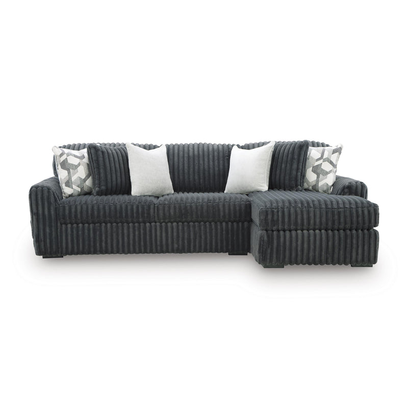 Signature Design by Ashley Midnight-Madness 98105S3 2 pc Sectional Sof