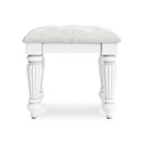  Signature Design by Ashley Kozlani PCB1819-01 Vanity Upholstered Stool IMAGE 1