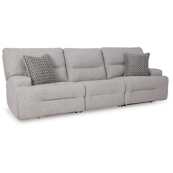 leonoah Signature Design by Ashley Acklen Place Power Reclining Fabric Lovesea