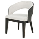 Coaster Furniture Leandro 115393 Set of 2 Upholstered Dining Arm Chair - Cream IMAGE 5