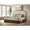  Coaster Furniture Garland 205301KE 58-inch King Panel Bed - Cream/Brown Cherry IMAGE 2