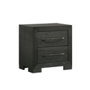  Elements International Allan B-3410-8-NS 2-Drawer Nightstand IMAGE 1