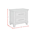  Elements International Canterbury B-13030-7-NS 2-Drawer Nightstand IMAGE 10