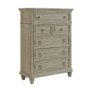 Elements International Whit-Ash B-11360-3-CH1 5-Drawer Chest IMAGE 1