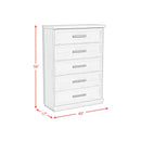 Elements International Avalanche B-11600-7-CH 5-Drawer Chest IMAGE 9