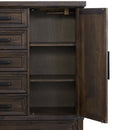  Elements International Colorado City B-13010-8-CH2 6-Drawer Door Chest IMAGE 5